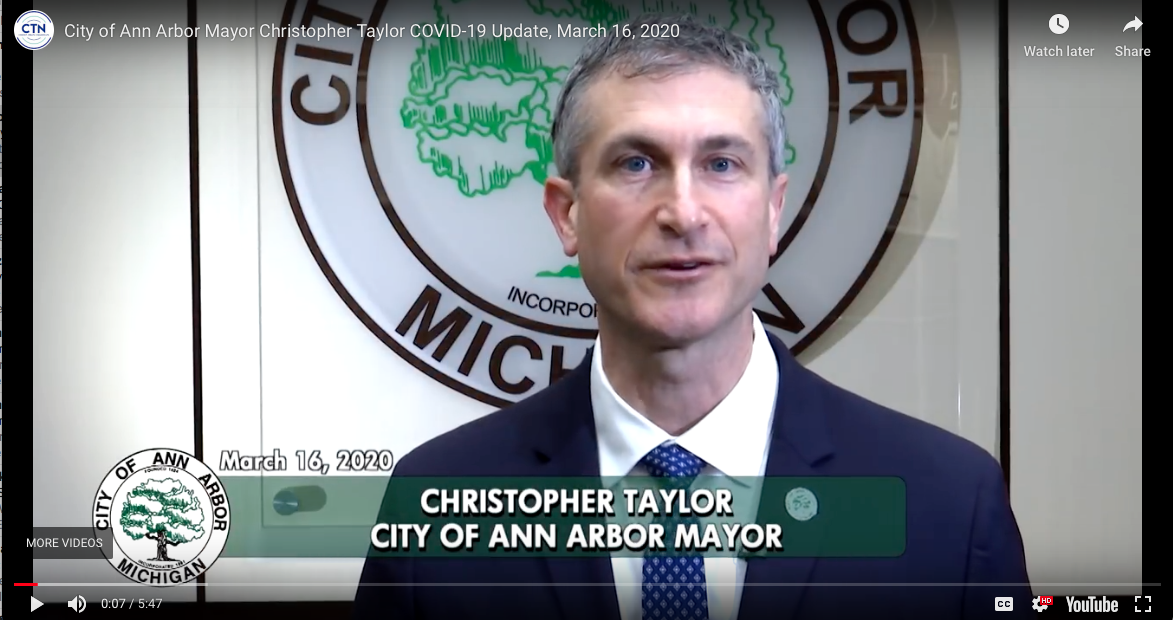 You are currently viewing A Message From Mayor Of Ann Arbor